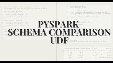 PySpark Schema Comparison UDF: Step-by-Step Tutorial in Databricks