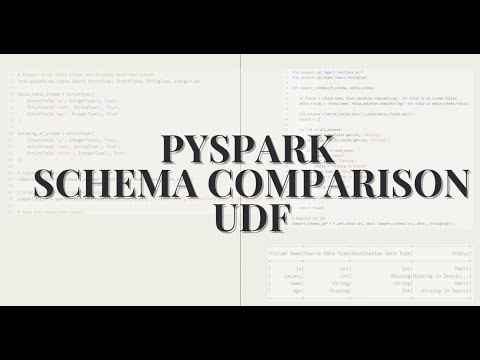 PySpark Schema Comparison UDF: Step-by-Step Tutorial in Databricks