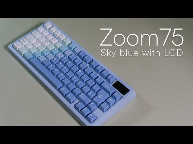 Dreamy winter sky - Zoom75 | Build & Sound Test - YouTube