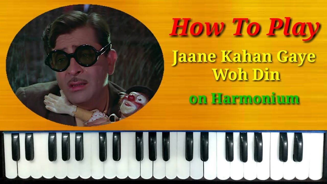 Jaane Kahan Gaye Woh Din on Harmonium Piano Casio Mukesh Sad