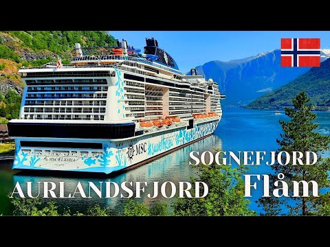 MSC EURIBIA Norway cruise - FLAM - AURLANDSFJORD - SOGNEFJORD - Highlights