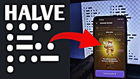 How to solve the Daily Cipher (1,000,000 coins) - 7th/7/2024 - Hamster Kombat Airdrop (Morse Codes)
