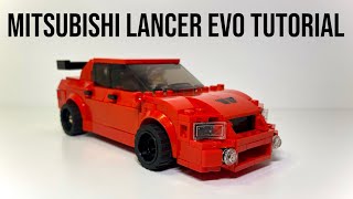 LEGO Mitsubishi Lancer Evolution Moc Build Tutorial!
