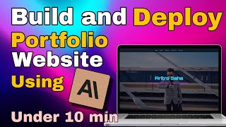 The FASTEST Way to Build and Deploy Portfolio Website Using AI