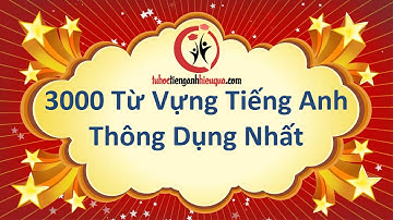 Học Nhanh 3000 Từ Vựng Tiếng Anh Thông Dụng Nhất - FULL
