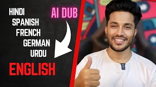 Dub Any Video To English In Seconds No Skills Needed