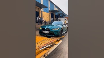 BMW M4 Competition being delivered in Ahmedabad 😱 || #bmw #m4 #Ahmedabad #gujarat