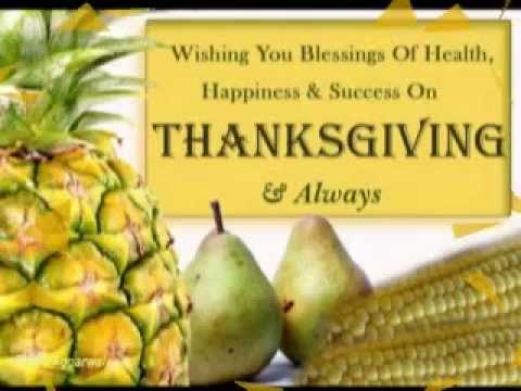 Happy Thanksgiving Greetings/Sms/Wishes/Whatsap video ...