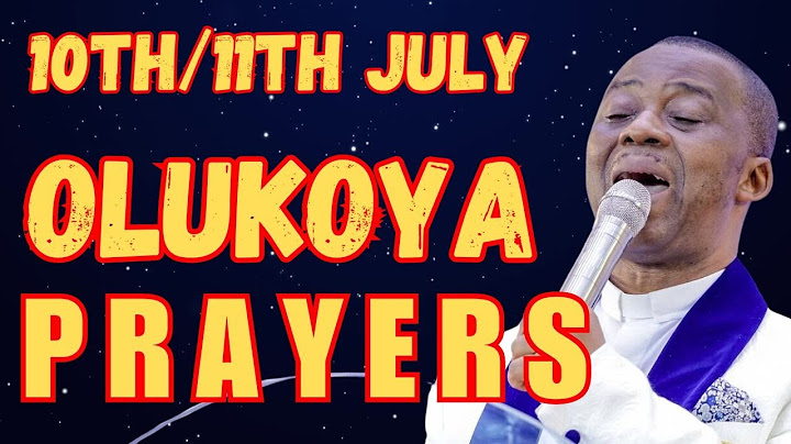 11TH JULY, 2025 - ALL NIGHT BREAKTHROUGH MFM MIDNIGHT OLUKOYA PRAYERS FOR DELIVERANCE #mfm
