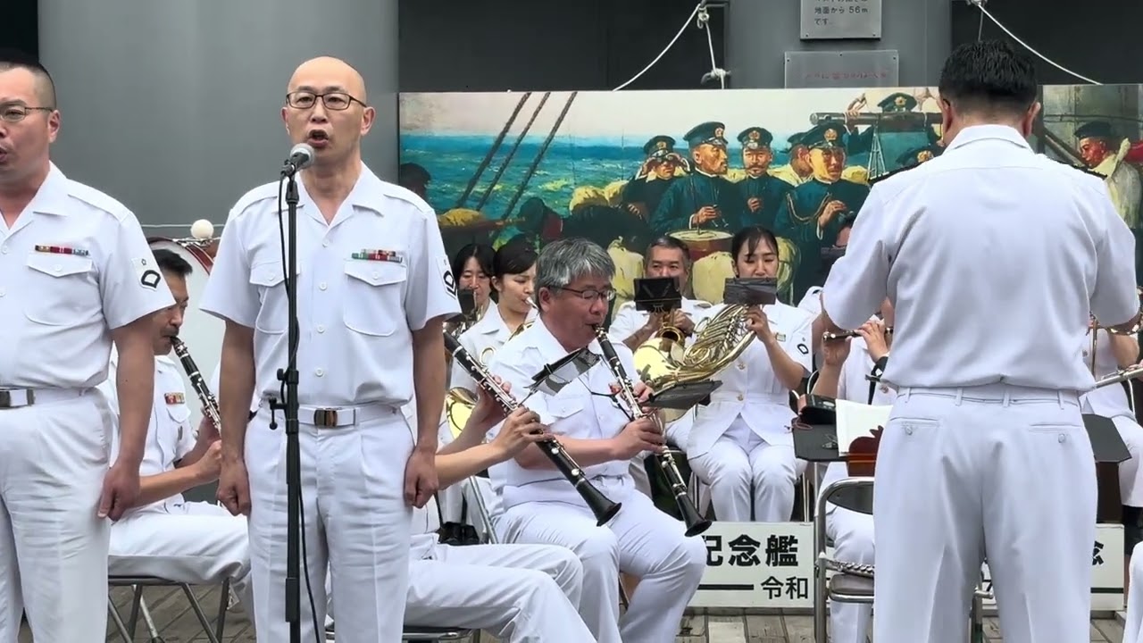 横須賀三笠公園　世界三大記念艦みかさ日本海海戦120周年記念式典