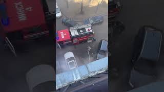 В Минске Загорелся Дом Под Шпилем