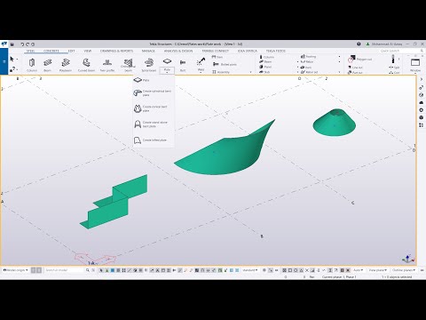 Tekla Structures creating plate commands
