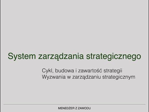 12 Zarządzanie strategiczne