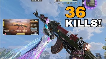 *NEW* FREE LEGENDARY AK47 - ICB RIFLE | 36 KILLS Solo vs Squad Call of Duty Mobile Battle Royal