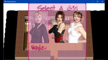 Relationship Sim (SMILE GAME BUILDER) Menu Protodemo #2