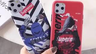 ステューシー iphone11pro/11promaxケース supreme iphone 11/xsmaxケース若者向け