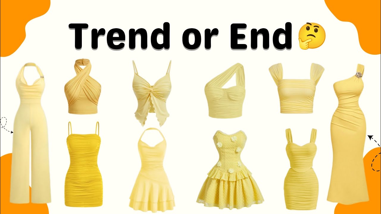 Help Me Choose 🥴Trend or End🤔 Yellow Outfit Edition 💛💕