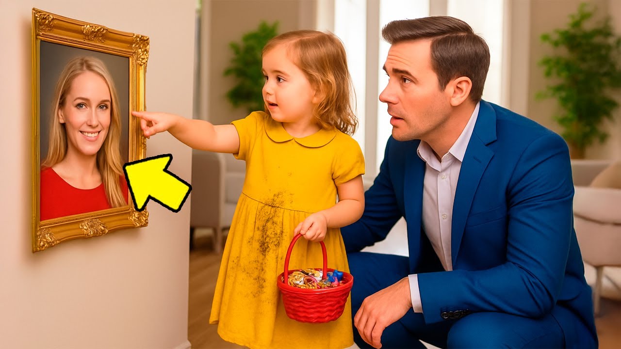 „Dlaczego zdjęcie mojej mamy jest w twojej willi?” — spytała biedna dziewczyna… Milioner zamarł…