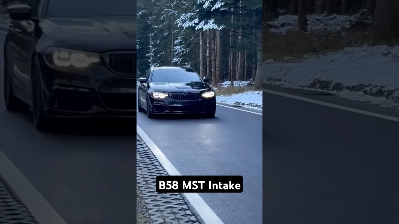 BMW 540i b58 gen2 full MST Intake sound 