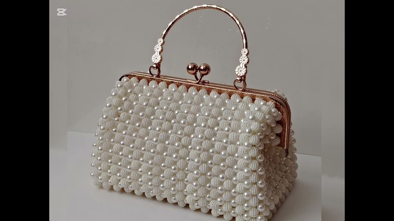 Elegant Handmade Beads BagPearl & Beads Handmade,
