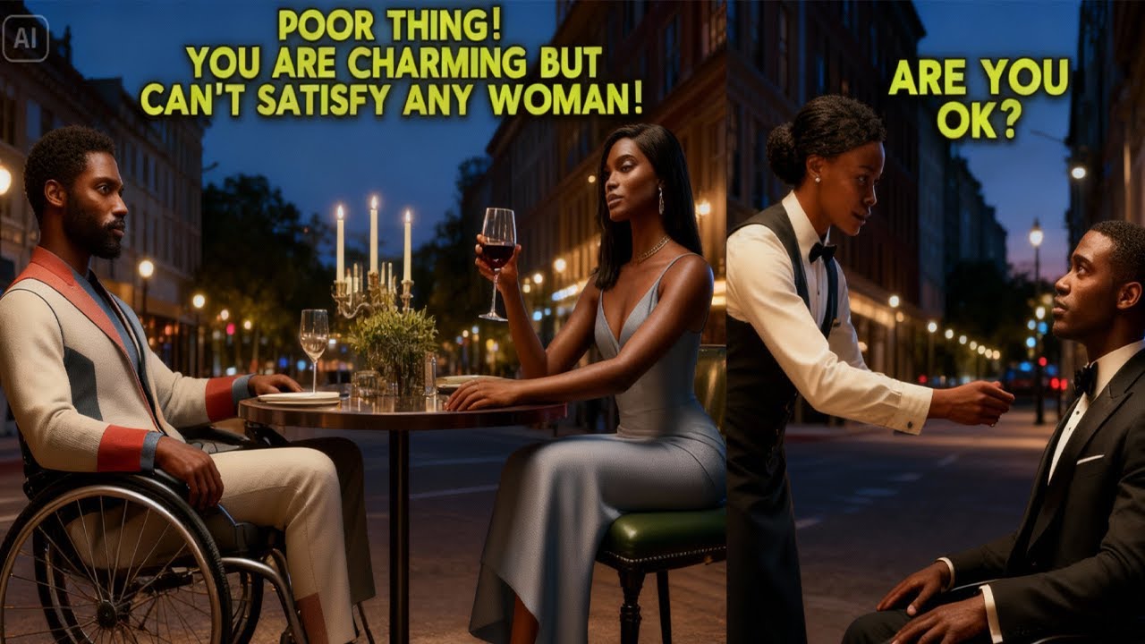 Wheelchair Billionaire Humiliated on a Blind Date—The Waitress’s Gesture Changed Everything
