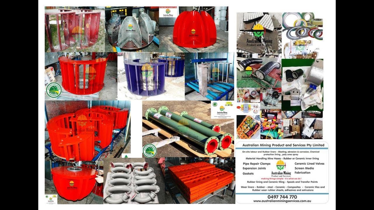 Cast and Spun polyurethane lining of components