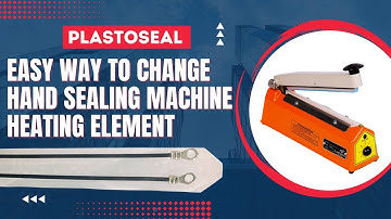 How to change hand sealing machine element / Plastic bag sealer repair/Sealer machine heater change