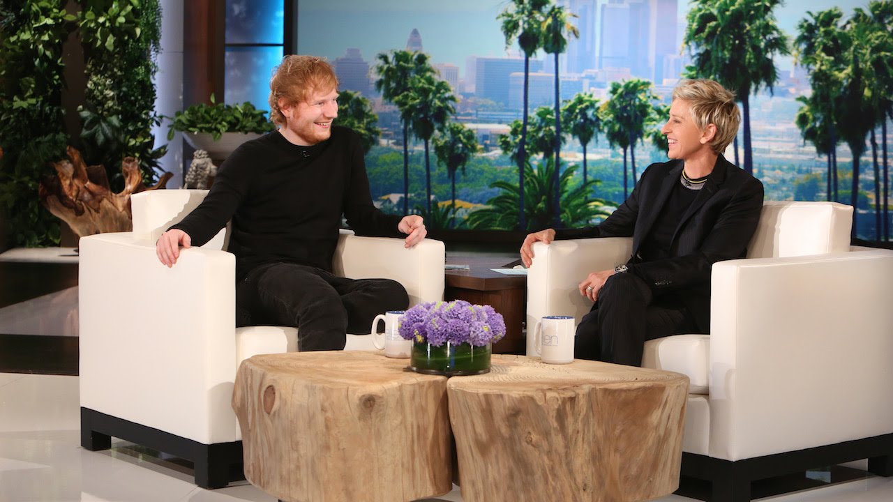 Ellen Performs with Ed Sheeran YouTube