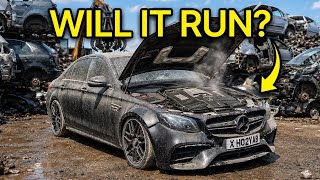 REPAIRING A WRECKED MERCEDES E63s! WILL IT RUN?!