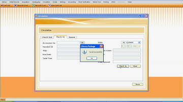 Library Package-library management system -CheckIn
