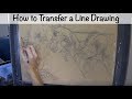 How to Transfer a Line Drawing for Pastel