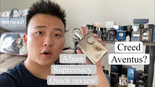 Afnan Supremacy Silver Quick Review vs Creed Aventus Clone Men Cologne Perfume Fragrance
