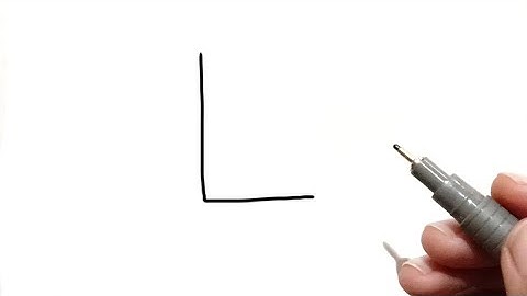 How to draw a snail for kids |Drawing from letter L