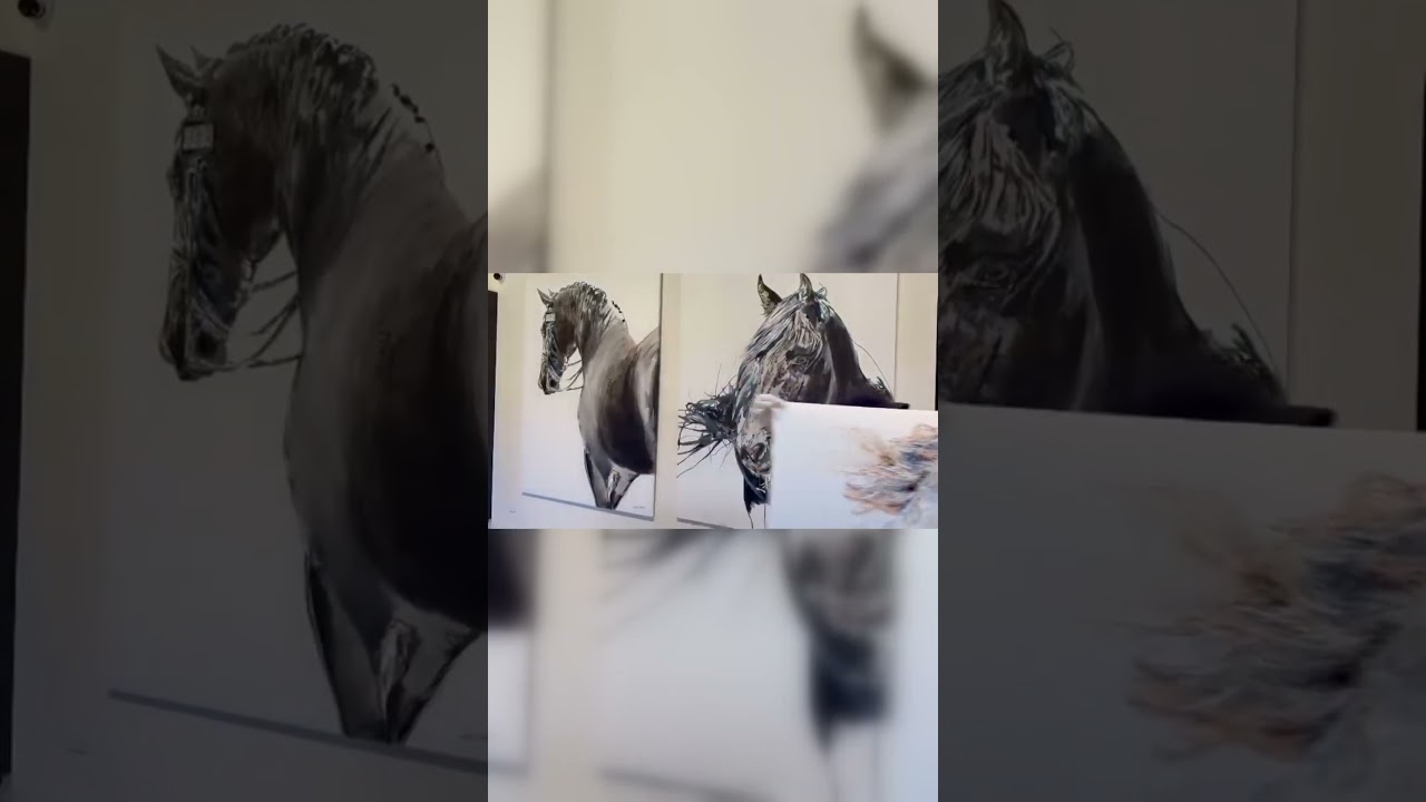 Nicole Slater packing a limited edition print in the studio