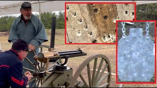 M1862 Civil War Gatlin Gun VS Targets