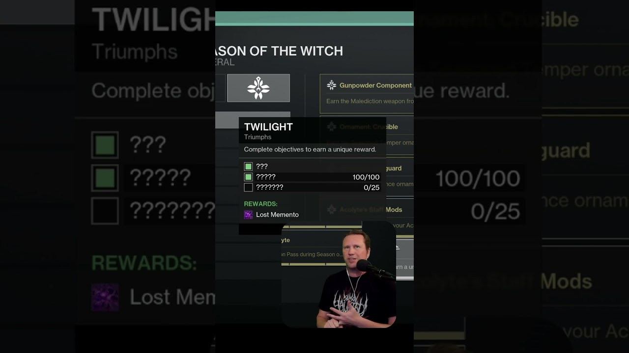 How to complete the Twilight Triumph and get your free Twilight Keepsake Memento!  Destiny 2