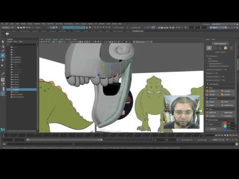 Curso de Autodesk Maya • T REX - modelagem básica #25