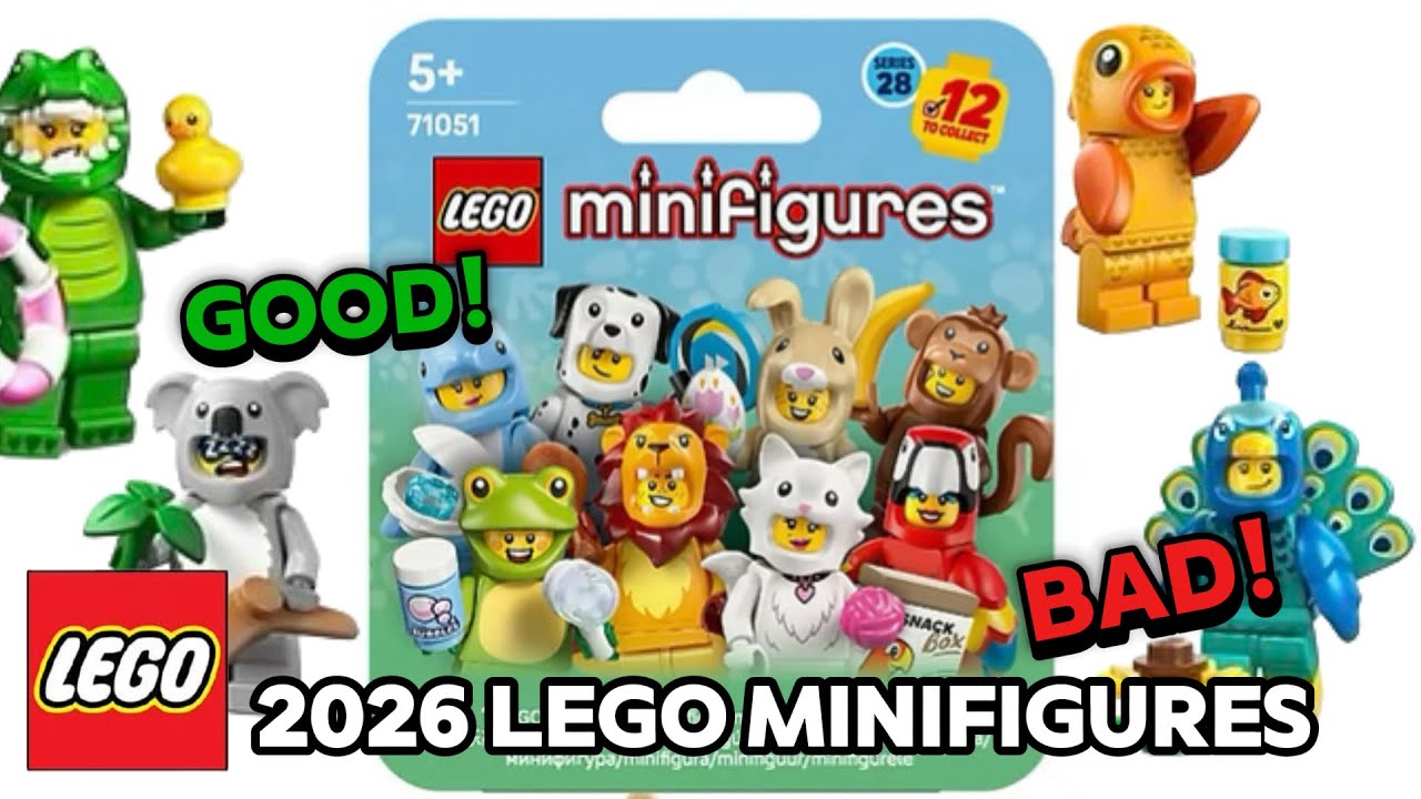 New 2026 Lego Animals Series 28 MiniFigures! (All 12 Ranked)