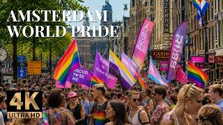 🌈 Amsterdam World Pride 2026 Opening Parade 🇳🇱 - Highlights 4K Walking Tour