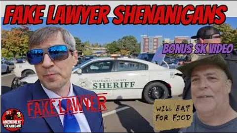 Frauditor Plays Fake Lawyer for Shoplifter: BONUS Frauditor Getting Banned From Restaurant.