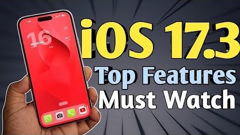 iOS 17.3 Big Update Released | New Features of iOS 17.3 official update