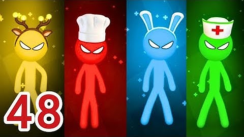 Stickman Party 1234 Player - Gameplay Walkthrough Part 48 - Tournament Mode (iOS, Android)