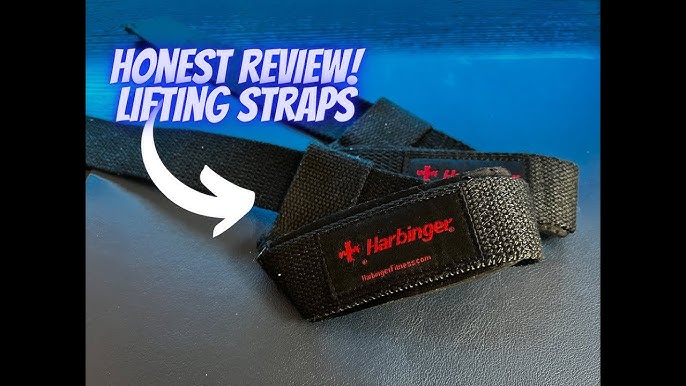 Harbinger Padded Cotton Lifting Straps - Black