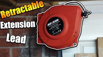 Wall-Mounted Retractable Extension Cord Review and Set Up | Workshop Upgrades