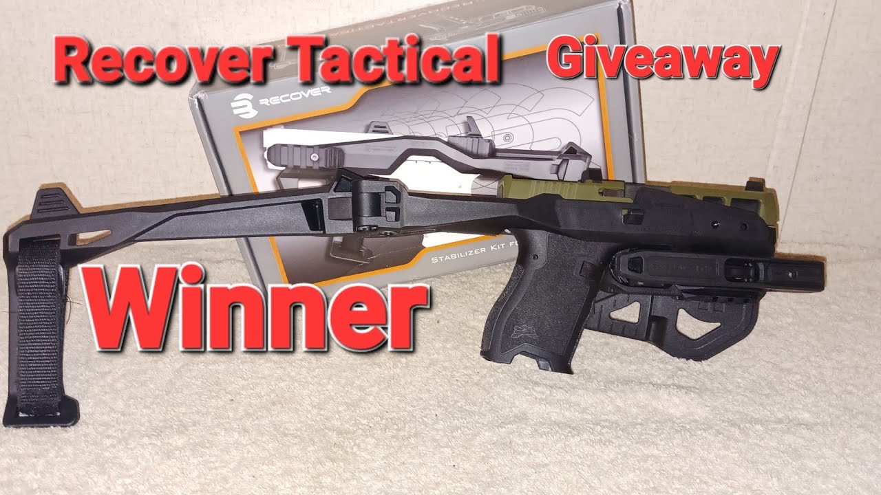 Recover Tactical Giveaway Winner YouTube