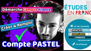 #Compte_Pastel comment créer et remplir le compte pastel en détaille Démarche Campus France2020/2021