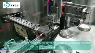 XUNNUO Customized Flush Valve Diaphragm Automatic Assembly Machine