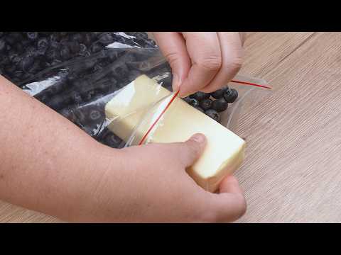 A brilliant hack with blueberries and butter that everyone should know
