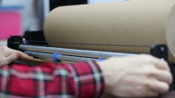 Krexil CNC Paper Roll Cutter - Paper Loading Guide