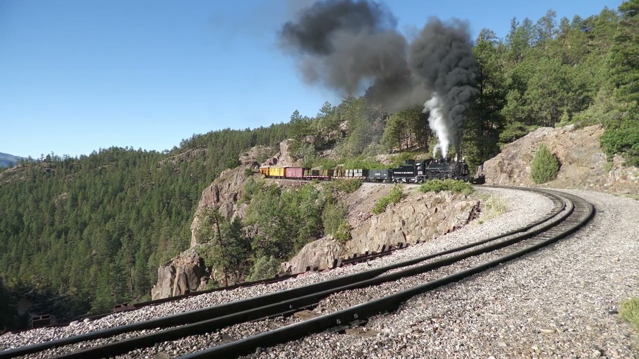 Durango & Silverton Narrow Gauge Railroad - Extra 473: Mixed Train to Silverton (4K60)